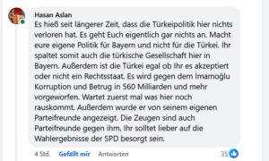BAVYERA’DAKİ TÜRKLERDEN TAŞDELEN’E SERT TEPKİ