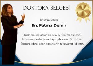 ROSENHEIM’DAN DÜNYAYA UZANAN BAŞARI: FATMA DEMİR DOKTORA DERECESİ ALDI