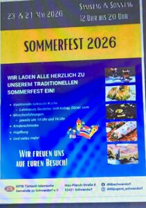 SCHWANDORF’DA DİTİB’TEN YAZ FESTİVALİ