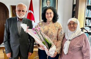 ‚Bavyera Üstün Hizmet Madalya’lı Kamile Erdemir’den anlamlı ziyaret