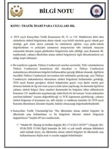 Yabancı ehliyetle ceza alanlara emniyetten önemli uyarı