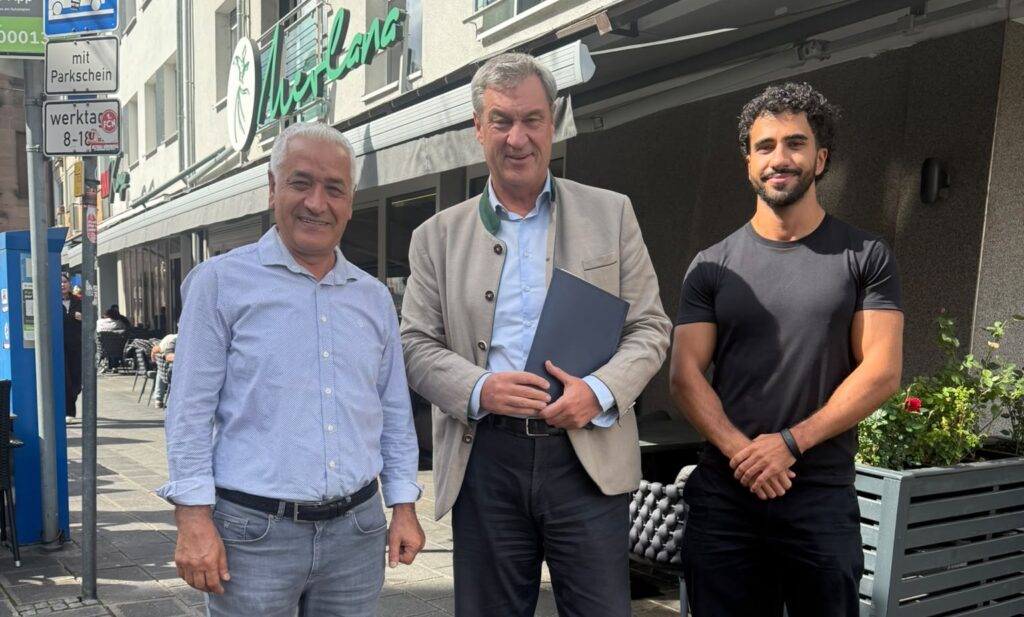 Söder, Nürnberg’de soluğu Mevlana Restaurant’ta aldı
